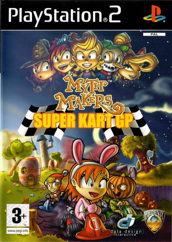 Myth Makers: Super Kart GP box art for Playstation 2